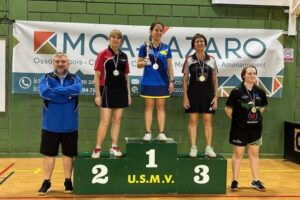 Notre présidente à la 3ème place, bravo !