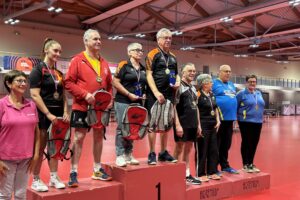 Nadine/Alain et J-F/Michèle sur le podium lors de l'Open Féminin 🏆